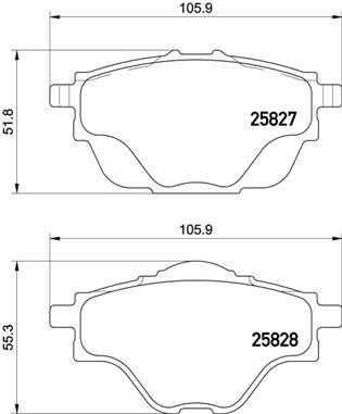 P61124_колодки дисковые з.!\ Citroen C4 Picasso, Peugeot 308 1.6/2.0i/HDi 13>