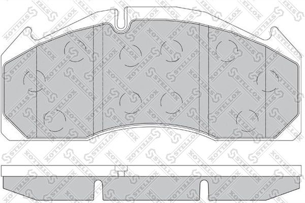 85-01423-SX_колодки дисковые !29125.увеличенный ресурс.со скобами, 249.5x111.7x29\Volvo FL/FH/FM