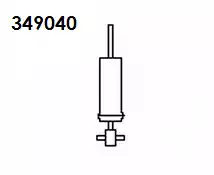 349 040_амортизатор задний газовый!\ Mitsubishi Outlander, Citroen C-Crosser, Peugeot 4007 02>