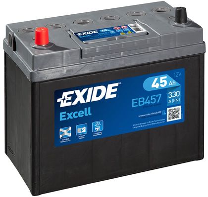 EXIDE EB457 EXCELL_аккумуляторная батарея! 14.7/13.1 рус 45Ah 330A 237/127/227\