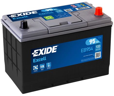 EXIDE EB954 EXCELL_аккумуляторная батарея! 19.5/17.9 евро 95Ah 760A 306/173/222\