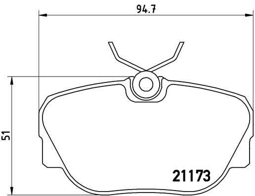 P06010_колодки дисковые передние!\ BMW E30 1.6i-2.5i/2.4D/TD 83-94