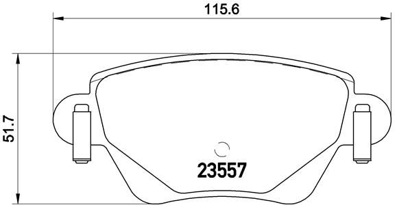 P24059_=GDB1435=FDB1416 [1121895] !колодки дисковые з.\ Ford Mondeo 1.8i-2.0TDi 00>