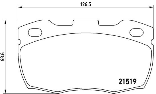 P44015_=266 10 !колодки дисковые п.\ Land Rover Defender 2.5/3.5/3.9/2.5TD 92>