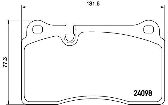 P85110_=1200 00 [7L6698151E] !колодки дисковые п.\ VW Touareg 3.2-6.0i/2.5-4.2TDi 03>