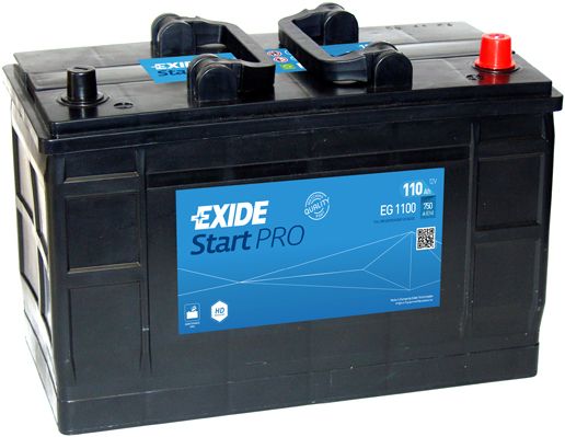 EXIDE EG1100_аккумулятор! 110Ah 750A +справа StartPRO 349/175/235 B0\