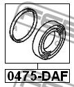 0475-DAF_рем.к-т тормозного суппорта переднего!\ Mitsubishi Carisma 95-03