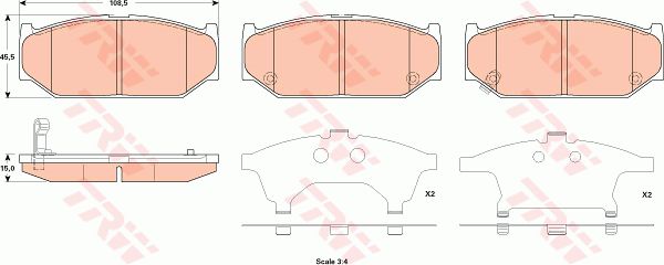 GDB3522_колодки дисковые передние!\ Suzuki Swift 1.3-1.6i/1.3D 05>