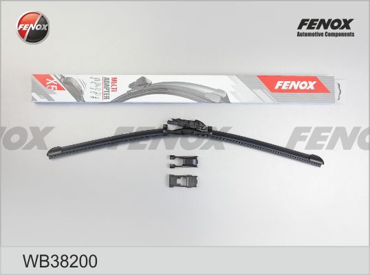 Щетка стеклоочистителя 380 мм бескаркасная 1 шт FENOX X14 Universal WB38200