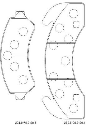 KD6310_КОЛОДКИ ДИСКОВЫЕ