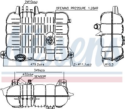 996069_бачок расширительный!\ RVI C/K/T 13>