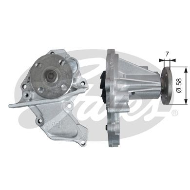 Помпа, водяной насос FORD Fusion/Fiesta V/Focus II/C-Max 1.25/1.4/1.6L GATES WP0118