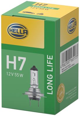 Лампа 12V H7 55W HELLA LONG LIFE 1 шт. картон 8GH 007 157-201