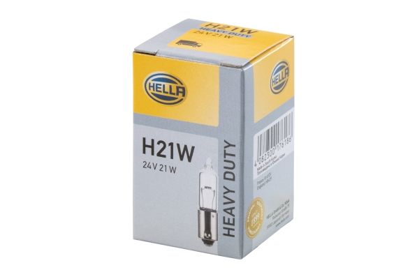 Лампа накаливания H21W 24V 21W BAY 9s HELLA 8GH008417012