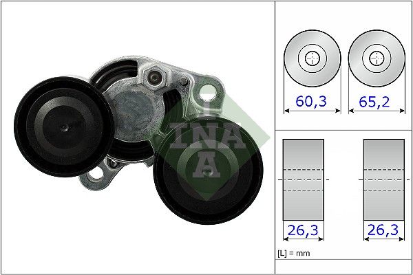 Натяжитель BMW F20,21 (114d-125d) 10=> INA 534 0482 10