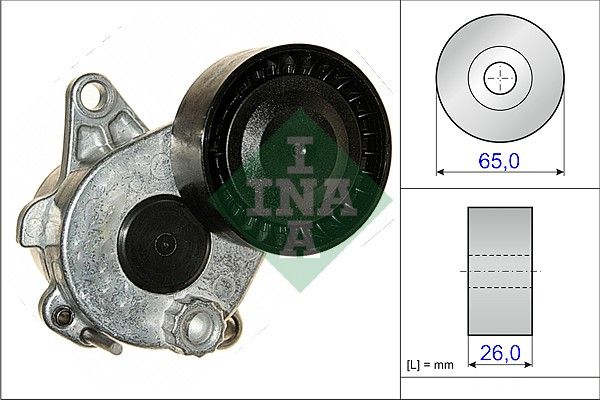 Ролик-натяжитель приводного ремня MB W204/W212/W221/W166/X204 mot.OM651 INA 534 0336 10