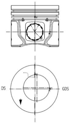 Поршень KOLBENSCHMIDT 99963600