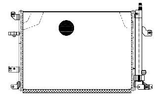 Радиатор кондиционера VOLVO S60/S80 LUZAR LRAC 1056