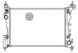 Радиатор основной LUZAR LRc 2139