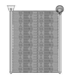 Радиатор отопителя салона CITROEN C4/PEUGEOT 307 LUZAR LRh 20S4