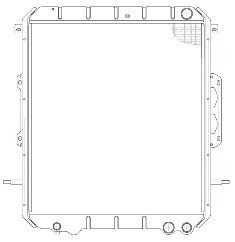 Радиатор охл. для ам ПАЗ Вектор Next (LRc 0301)