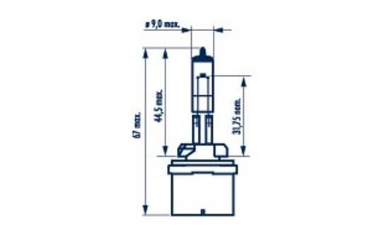 Лампа 12V H27W/1 27W NARVA 1 шт. картон 48041