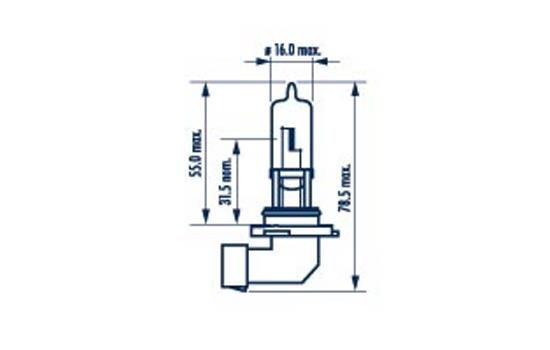 Лампа 12V HB3/9005 60W NARVA 1 шт. картон 48005