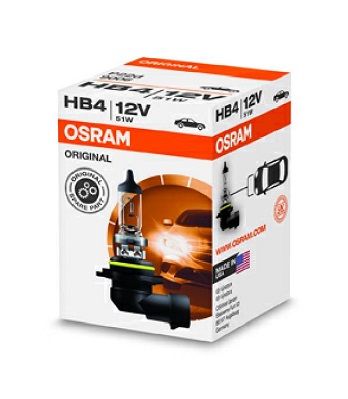 Лампа 12V HB4 51W P22d OSRAM ORIGINAL LINE 1 шт. картон 9006