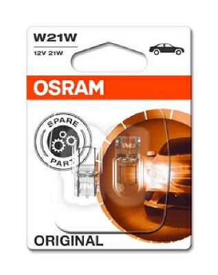 Лампа 12V W21W 21W W3x16d OSRAM ORIGINAL LINE 2 шт. блистер 7505-02B