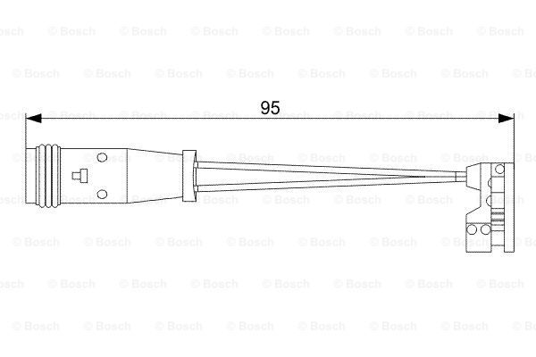 1 987 473 006_=QBWS0229 [2205401517] !датчик износа колодок\ MB Viano/W211/220 4WD all 02> L=95