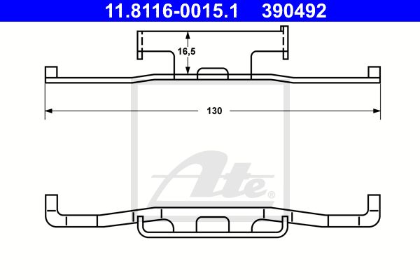 11.8116-0015.1_пружина прижимная!\ BMW E24/E28/E30 81-94