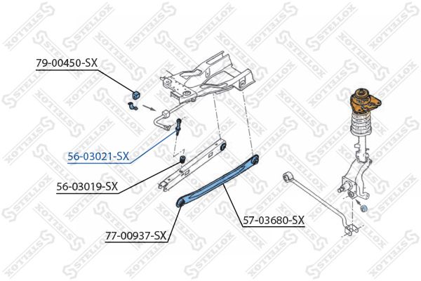 56-03021-SX_тяга стабилизатора заднего!\ Ford Mondeo all 93-96