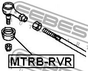 Пыльник наконечника рулевого MITSUBISHI LANCER CS 2000-2009 FEBEST MTRB-RVR