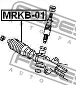 Пыльник рулевой рейки L=R MITSUBISHI Galant USA 96->2003 FEBEST MRKB-01