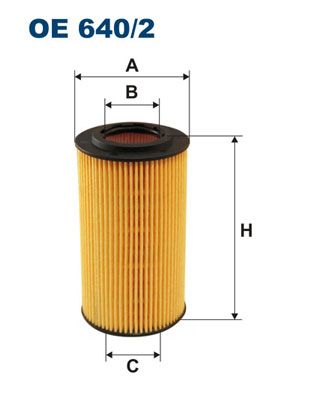 Фильтр масляный FILTRON OE640/2