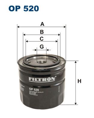 Фильтр масляный FILTRON OP520