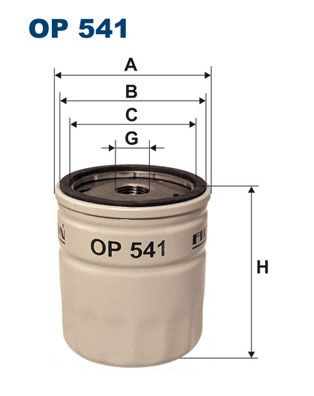 Фильтр масляный FILTRON OP541