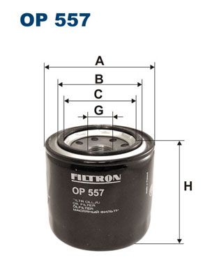 Фильтр масляный FILTRON OP557