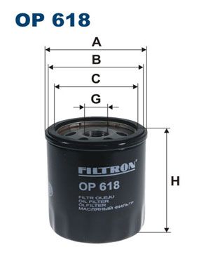 Фильтр масляный FILTRON OP618