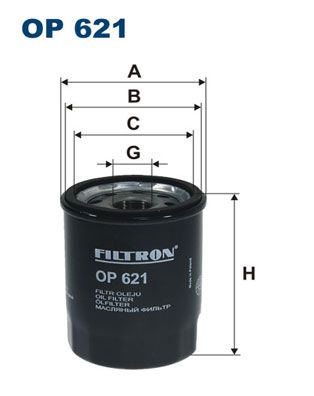 Фильтр масляный FILTRON OP621