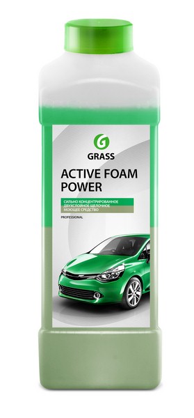 Автошампунь Active Foam Power для бесконтактной мойки 1л GRASS 113140