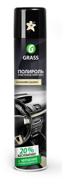 Полироль пластика Dashboard Clener ваниль 750 мл. GRASS 1201074