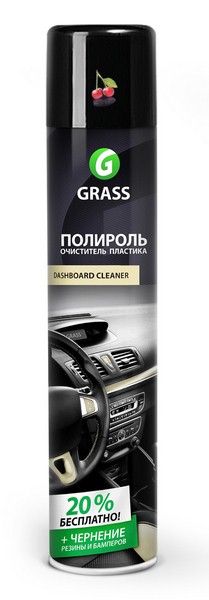 Полироль пластика Dashboard Clener вишня 750 мл GRASS 1201072