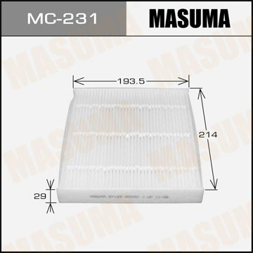 Фильтр салонный TOYOTA 4RUNNER MASUMA MC-231